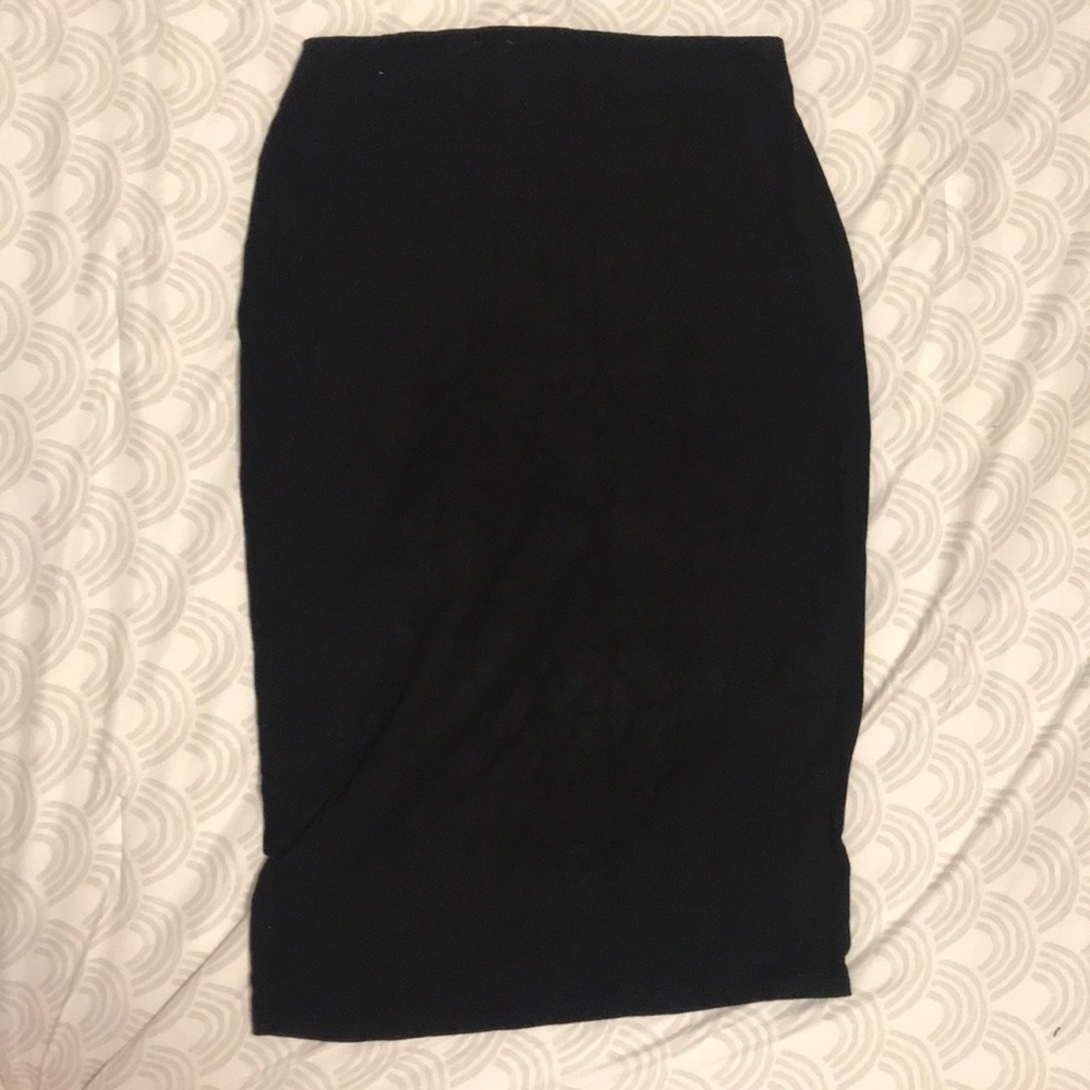 Black old navy casual pencil skirt